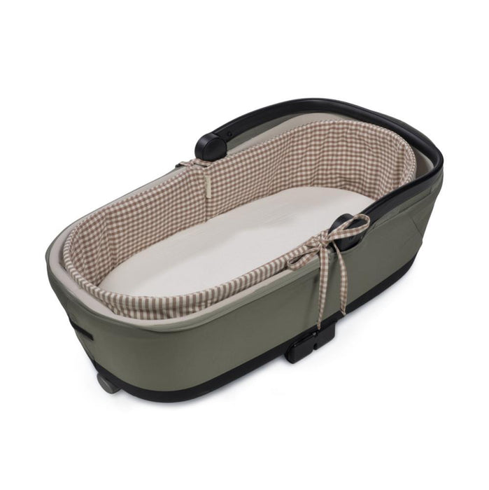 Forra/Protetor com Atilho e Varas e Lençol para Alcofa Walking Mum Praliné Vichy/Strips Moka