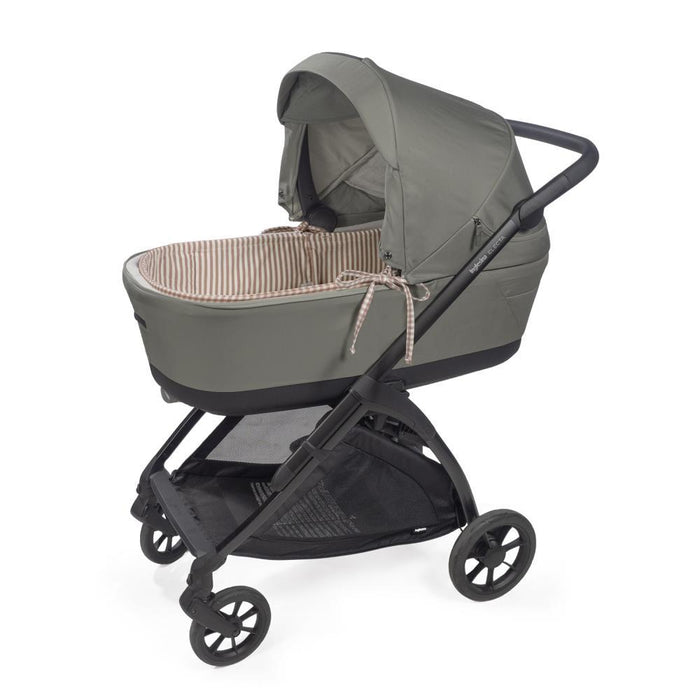 Forra/Protetor com Atilho e Varas e Lençol para Alcofa Walking Mum Praliné Vichy/Strips Moka