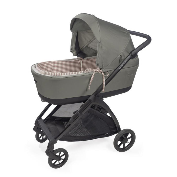 Forra/Protetor com Atilho e Varas e Lençol para Alcofa Walking Mum Praliné Vichy/Strips Moka