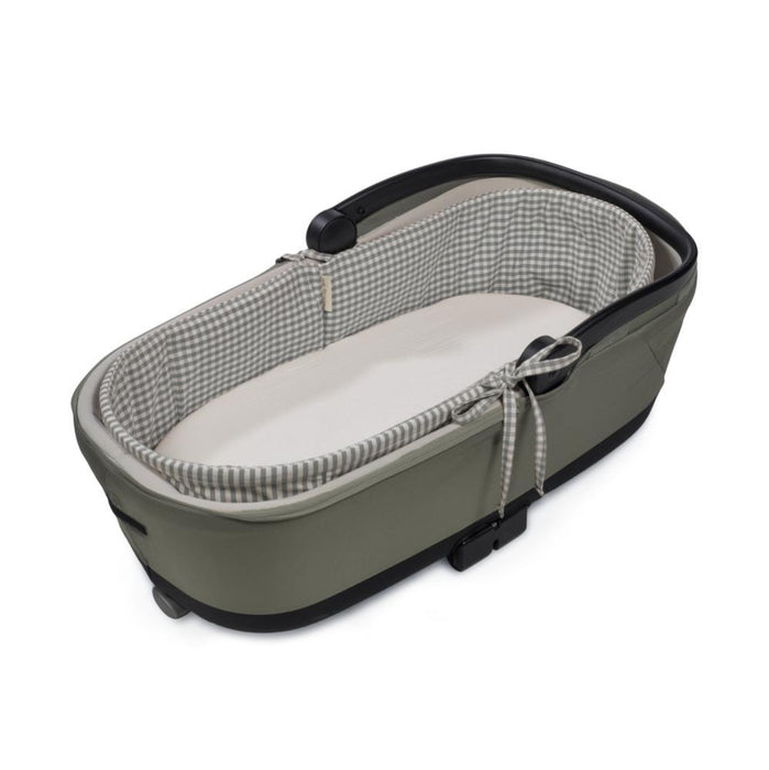 Forra/Protetor com Atilho e Varas e Lençol para Alcofa Walking Mum Praliné Vichy/Strips Matcha