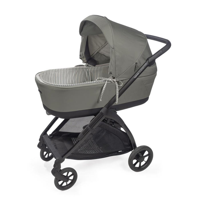 Forra/Protetor com Atilho e Varas e Lençol para Alcofa Walking Mum Praliné Vichy/Strips Matcha