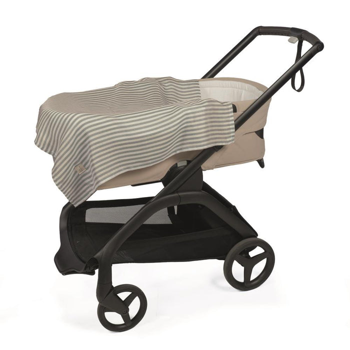 2 Musselinas em Bambu Walking Mum Praliné Vichy/Strips Matcha 70x70cm