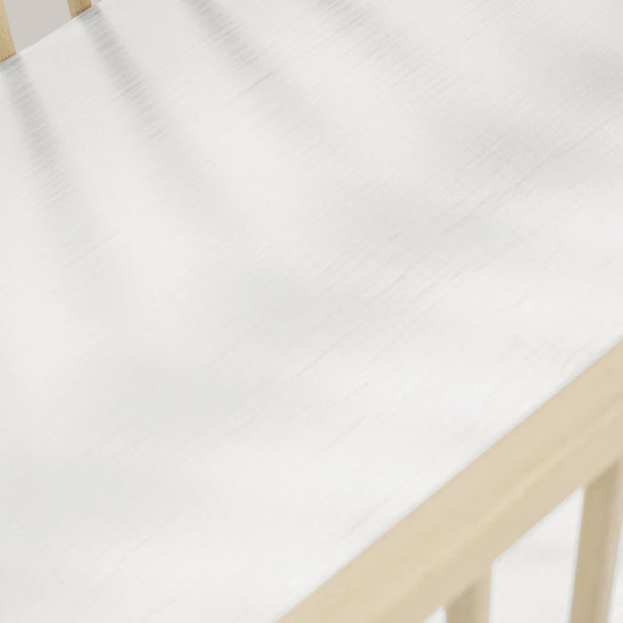 Conjunto de 3 Peças para Berço 120x60cm Walking Mum Vichy/Strips Matcha