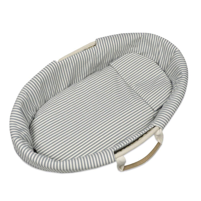 Conjunto de 5 Peças para Alcofa 80x40cm Walking Mum Praliné Vichy/Strips Matcha