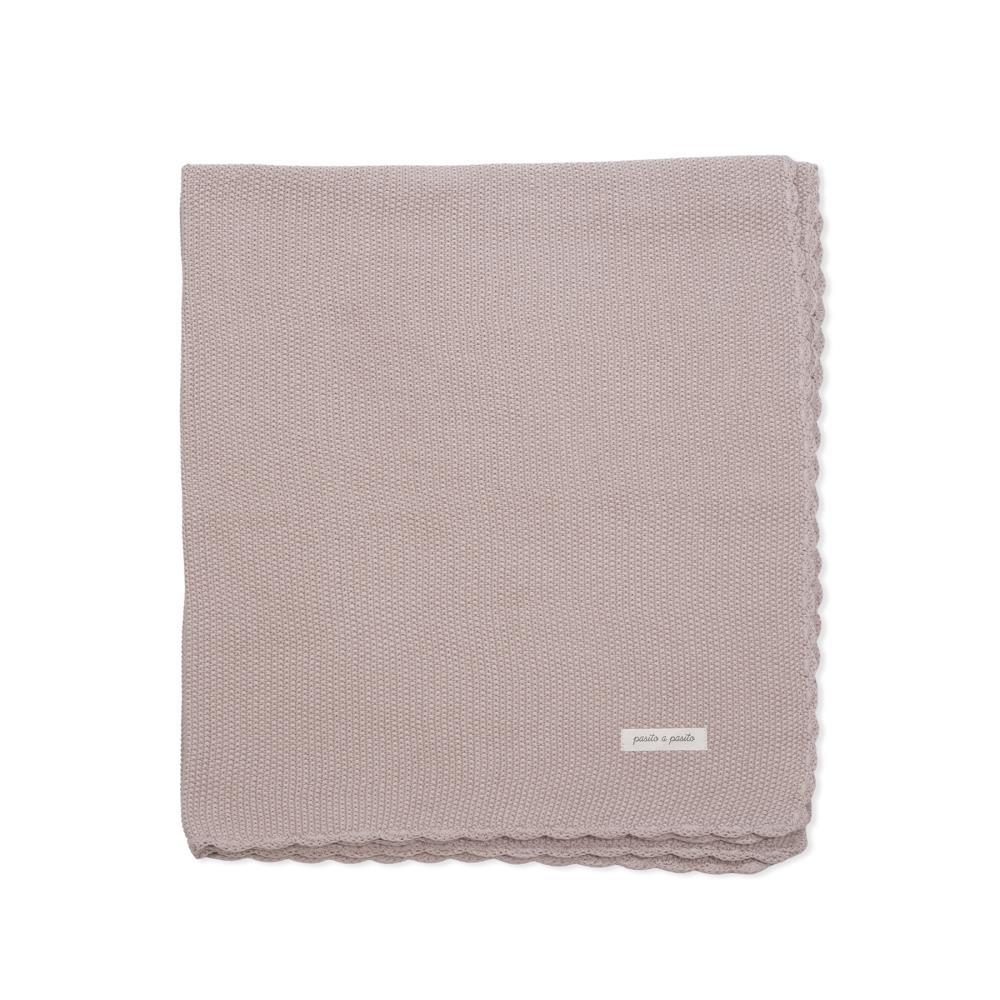 Manta em Tricot Pasito a Pasito Pink