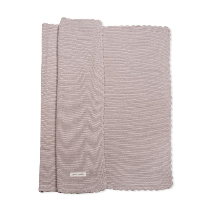 Manta em Tricot Pasito a Pasito Pink