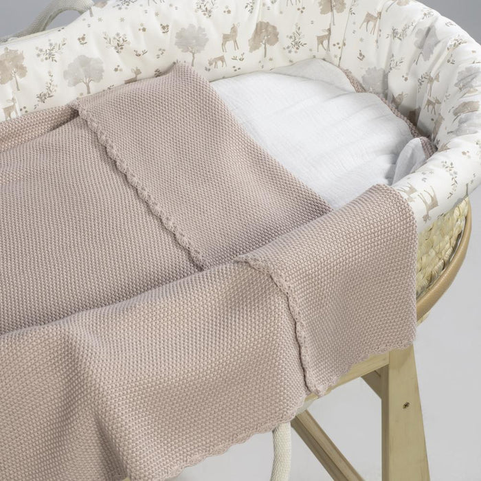 Manta em Tricot Pasito a Pasito Pink