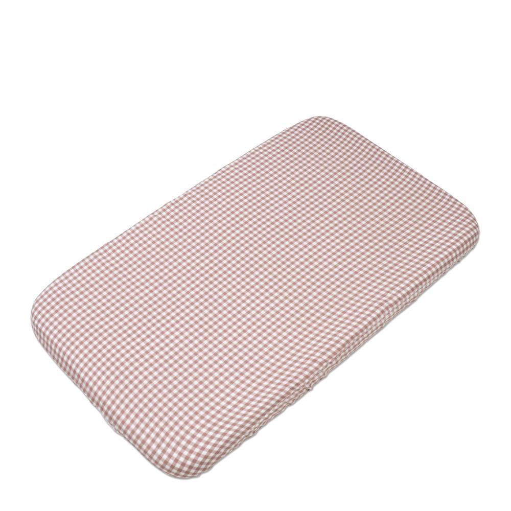 Lençol Ajustável Walking Mum Praliné Vichy Moka 120x60cm