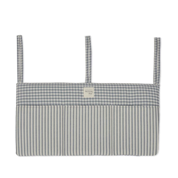 Organizador para Berço Walking Mum Praliné Vichy/Strips Matcha