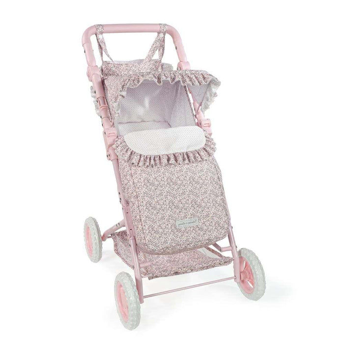 Carrinho Saco Térmico para Boneca Lili Flowers Rosa