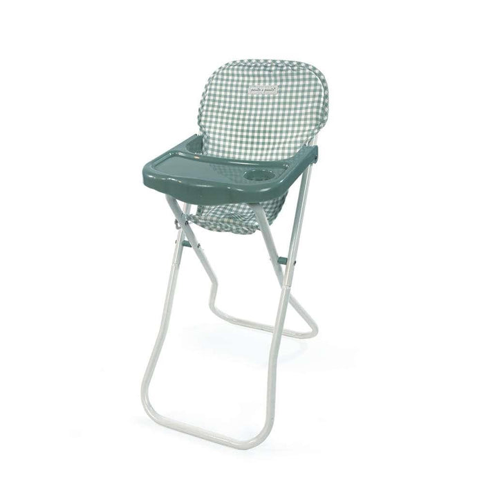 Tom Vichy Green Highchair for Dolls