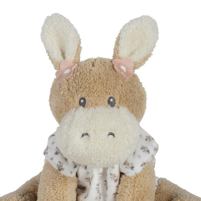 Peluche Walking Mum Donkey Botton Flowers 26cm