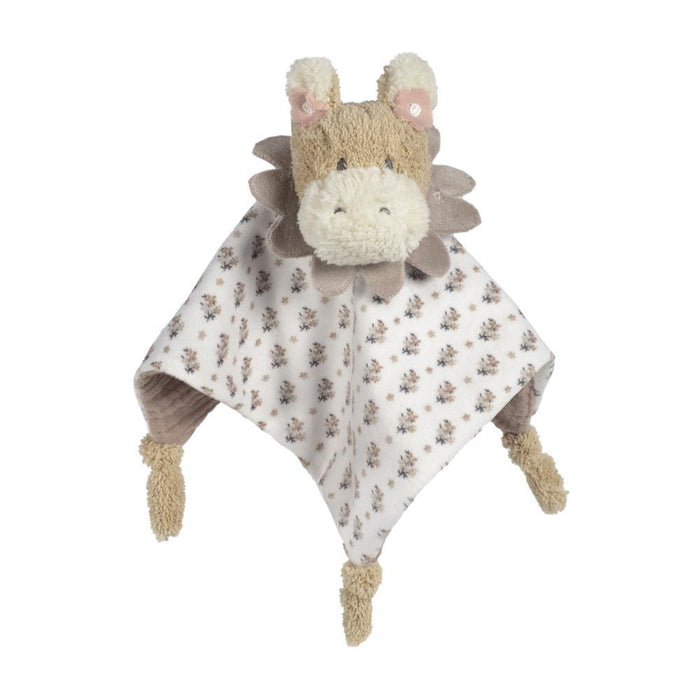 Doudou Walking Mum Donkey Botton Flowers 25x25cm