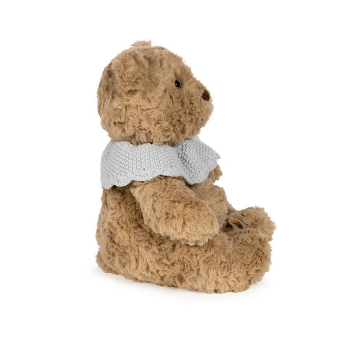 Peluche Pasito a Pasito Urso com Gola em Tricot Blue 29cm