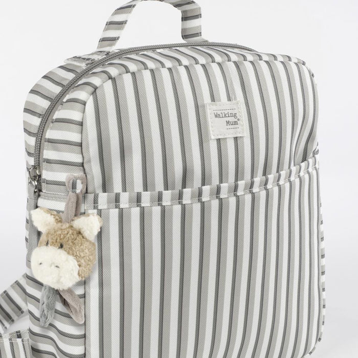 Mochila Pequena Walking Mum Botton Strips 23cm