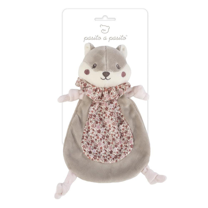 Doudou Pasito a Pasito Squirrel Cherry Flowers
