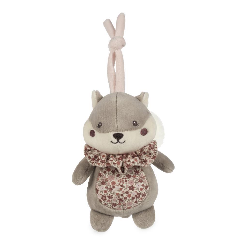 Pasito a Pasito Cherry Flowers Musical Squirrel Plush Toy