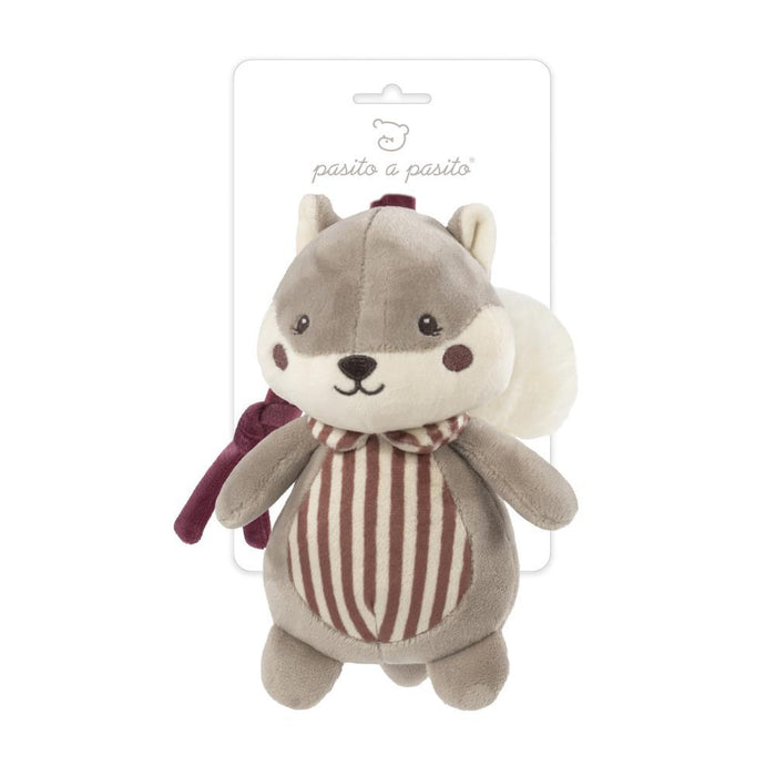 Peluche Musical Pasito a Pasito Squirrel Cherry Strips