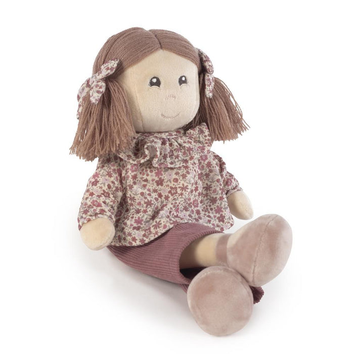 Boneca de Pano Pasito a Pasito Bibi Cherry Flowers 35cm