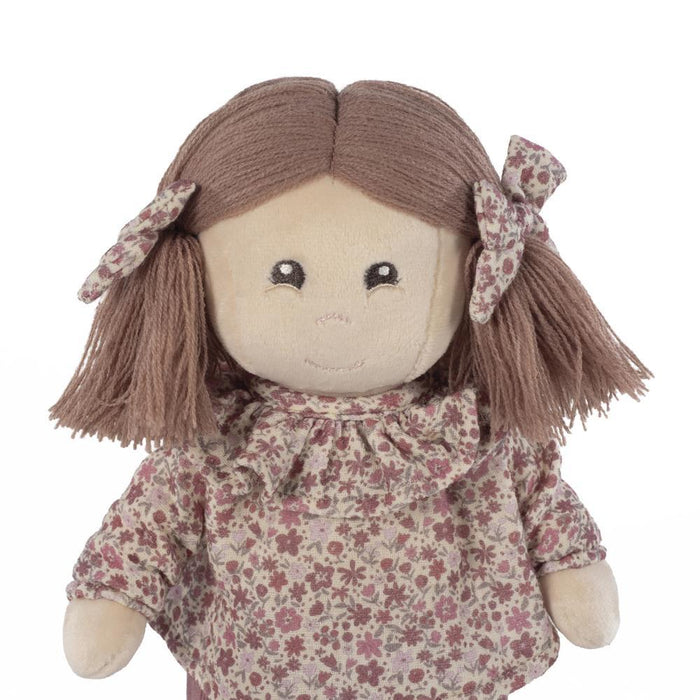 Boneca de Pano Pasito a Pasito Bibi Cherry Flowers 35cm