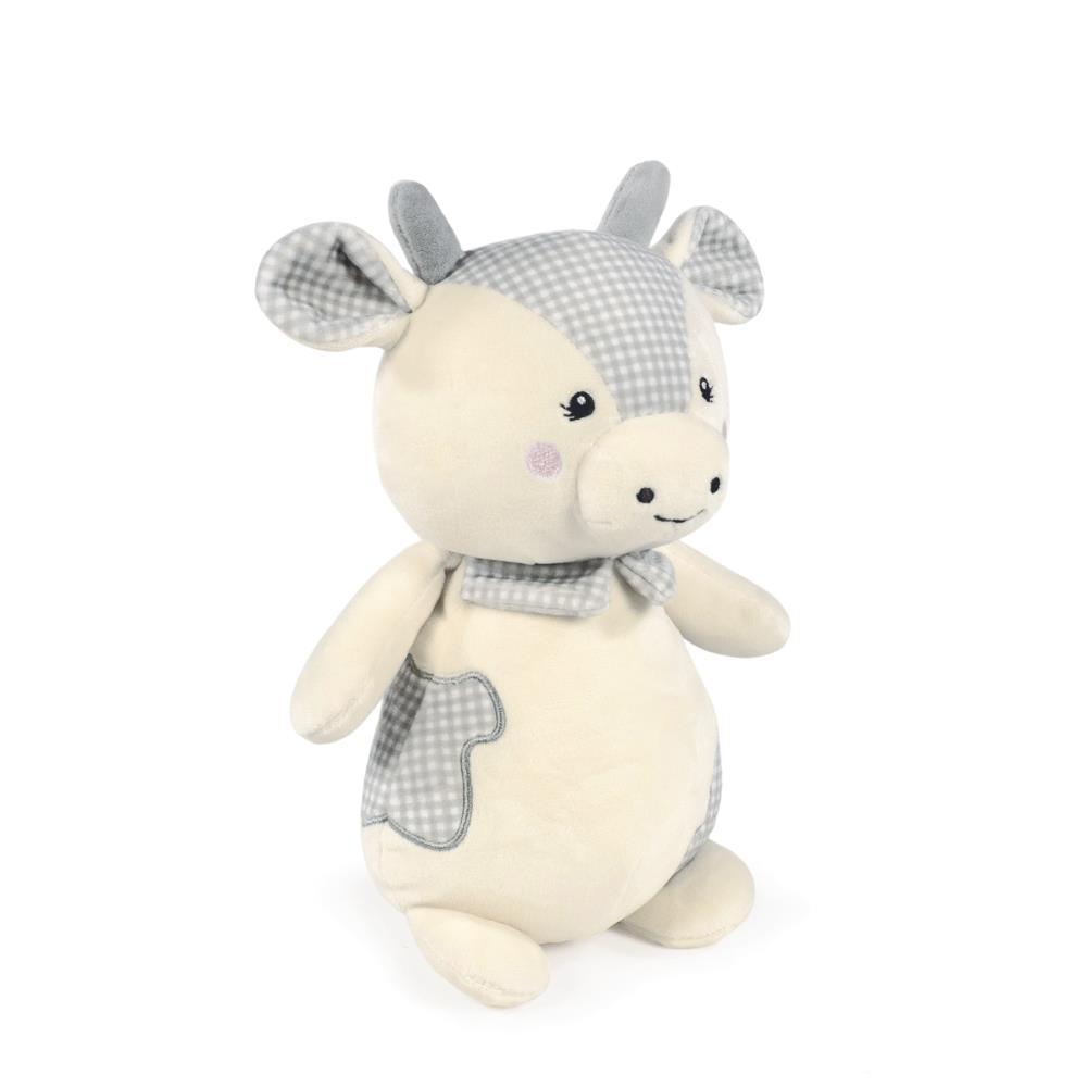 Peluche Pasito a Pasito Cow Little Bloom Grey 24cm