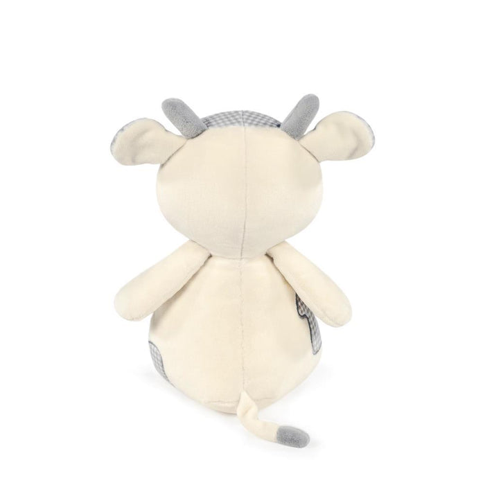 Peluche Pasito a Pasito Cow Little Bloom Grey 24cm