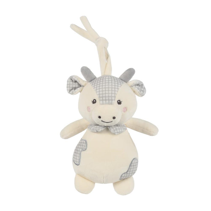 Peluche Musical Pasito a Pasito Cow Little Bloom Grey