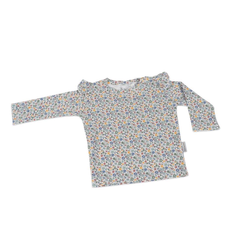 Walking Mum Summer Flowers UPF50+ Beach Shirt Size M 12-24m