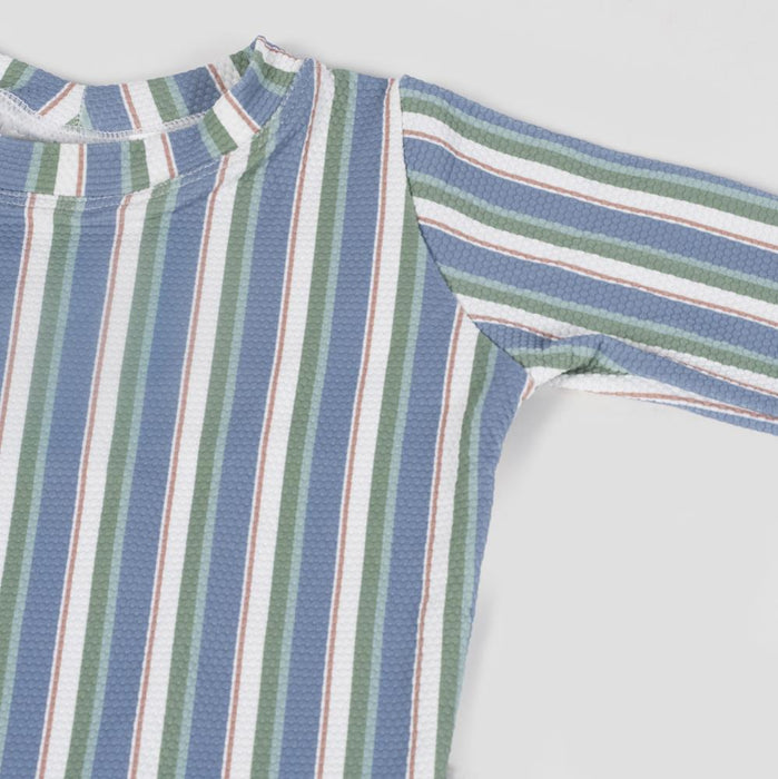 Camisola de Praia Walking Mum Summer Strips UPF50+ Tamanho S 9-12m
