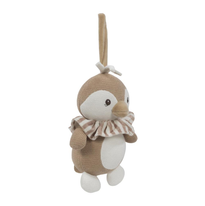 Peluche Musical Walking Mum Penguin Praliné Moka