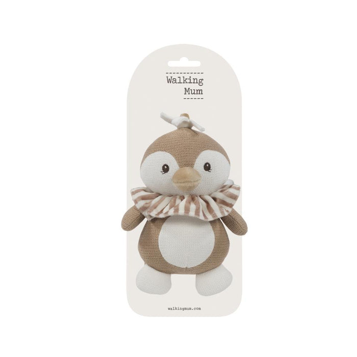 Peluche Musical Walking Mum Penguin Praliné Moka