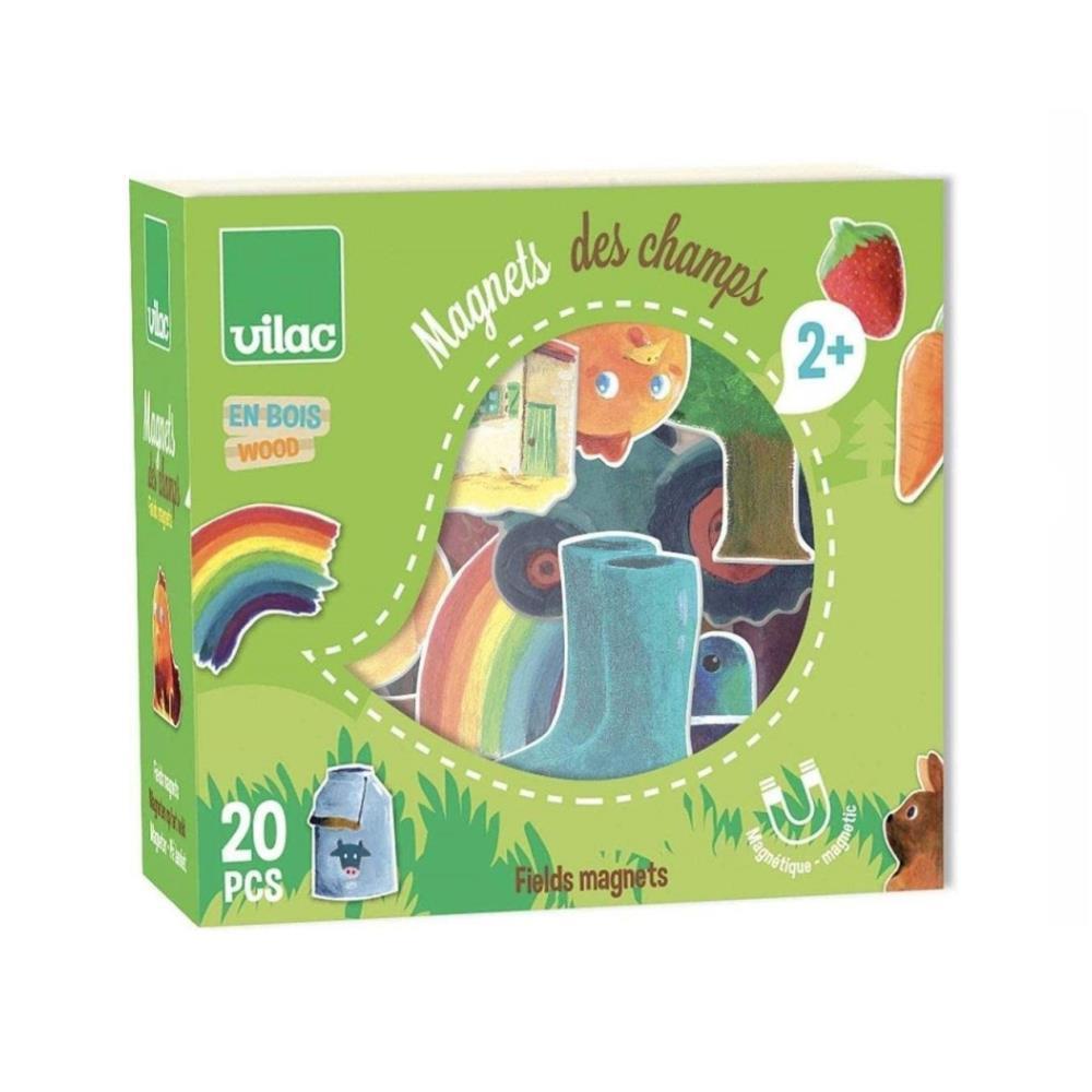 Vilac Wooden Farm Magnets 20 Pieces