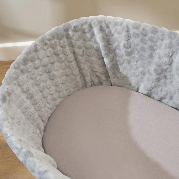 Conjunto de 2 Lençóis para Alcofa Branco 74x30cm